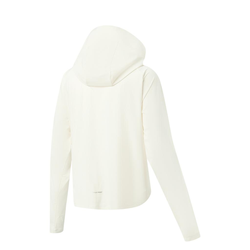 Li Ning Fitness Series Hooded Letter Logo Stitching Workout Jacket Women jackets AFDW732-1