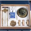 10pcs Incense Road Gift Box Set DIY Introductory Pure Copper Air Incense Burner Incense Home Use Natural Sandalwood Powder Seal