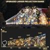 Christmas Snowflake Lights, Led Projector Lights for Outdoor, Waterproof Christmas Decorations Lighting for Indoor Xmas Holiday Party Wedding Garden