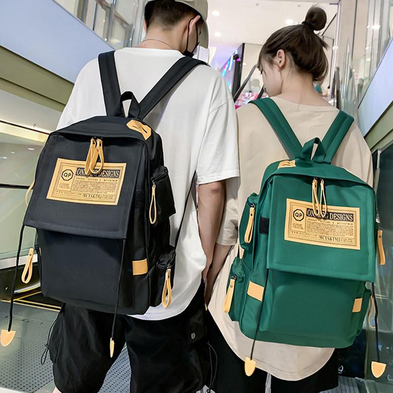 Fashionable Large Capacity College Backpack For Girls And Boys Trendy Ins Style