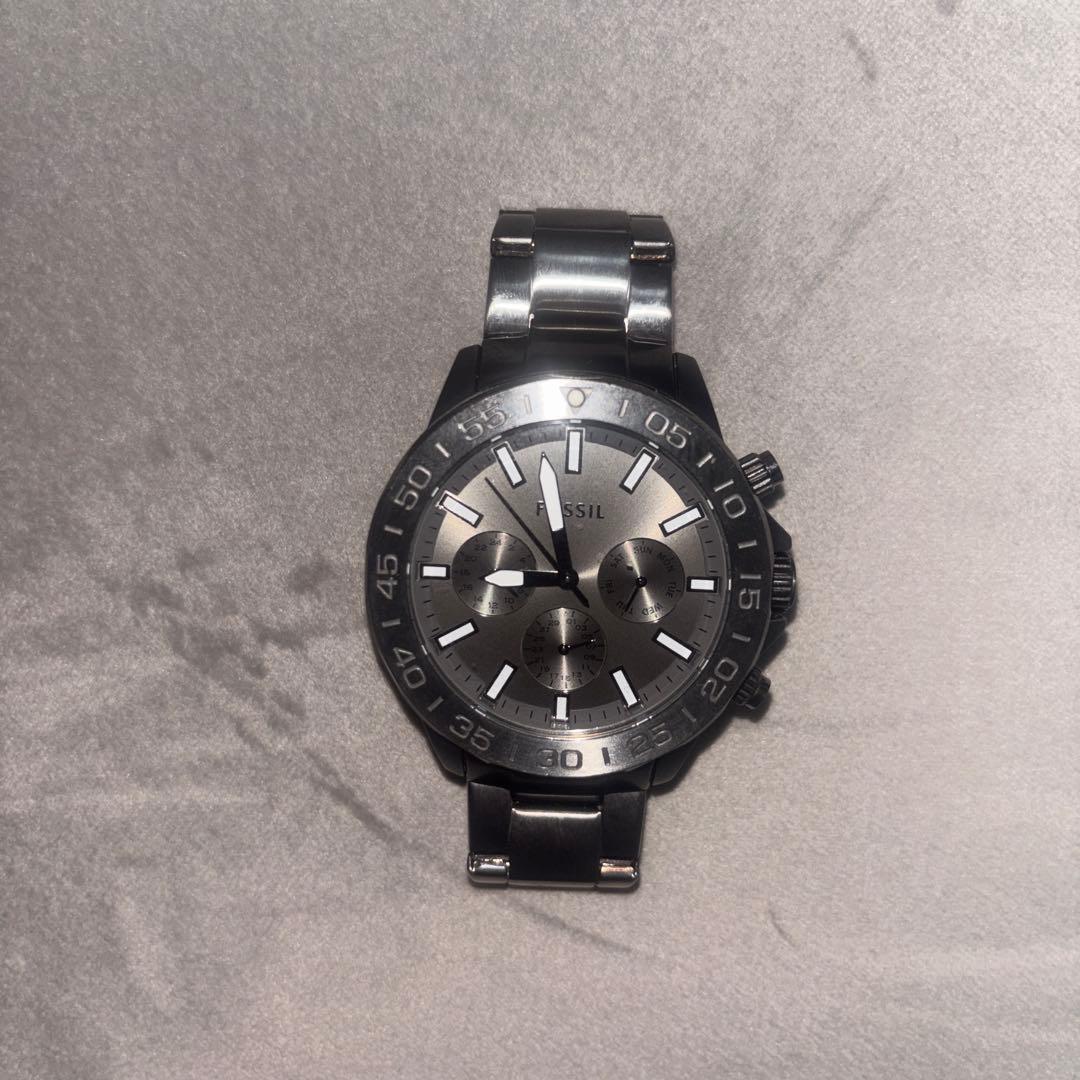Used FOSSIL Wristwatch BANNON Multifunction Smoke
