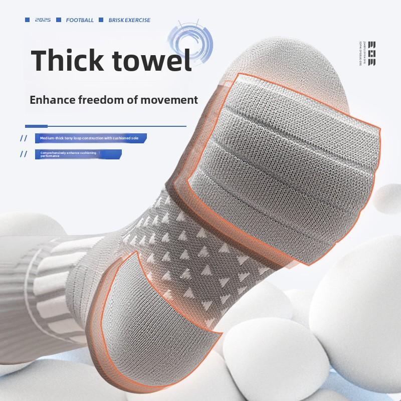 Running Socks - Men's Tall Hiking Socks - Leg Pressure Stockings for Men - Sports Long Socks - Extra Large Basketball Socks