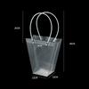 Große, Mittlere Und Kleine Transparente Trapezförmige Tragetasche Bouquet-Tasche Floristenbedarf Geschenk Geschenk Blumentasche Tragetasche
