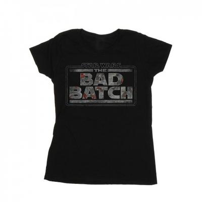 Dámské bavlněné tričko s texturou a logem The Bad Batch