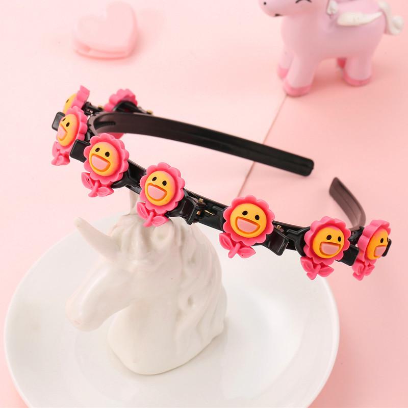 New Broken Hair Headband Female Braided Hair Artifact Multi-Layer Hollow Bangs Styling Hairpin Children's Headband Female