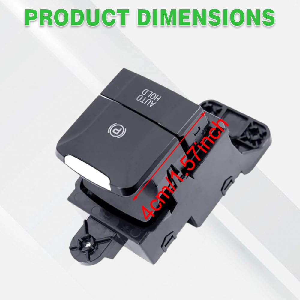 Electrical Handbrake Parking Brake AUTO Hold Switch, Replaces 93310-G3000, 93310G3000, Compatible with Hyundai Kona N Line 2018–2022, 16 Pins, 1 Pc