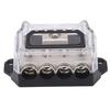 Power Distribution Block 0 Gauge To 4 Gauge Ground Wire Splitter Audio Distributor for Cars Boats