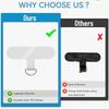 1-50Pcs Transparent Universal Detachable Phone Lanyard Clips Card Wrist Cord Straps Patchs Tether Tabsfor Samsung Iphone Huawei