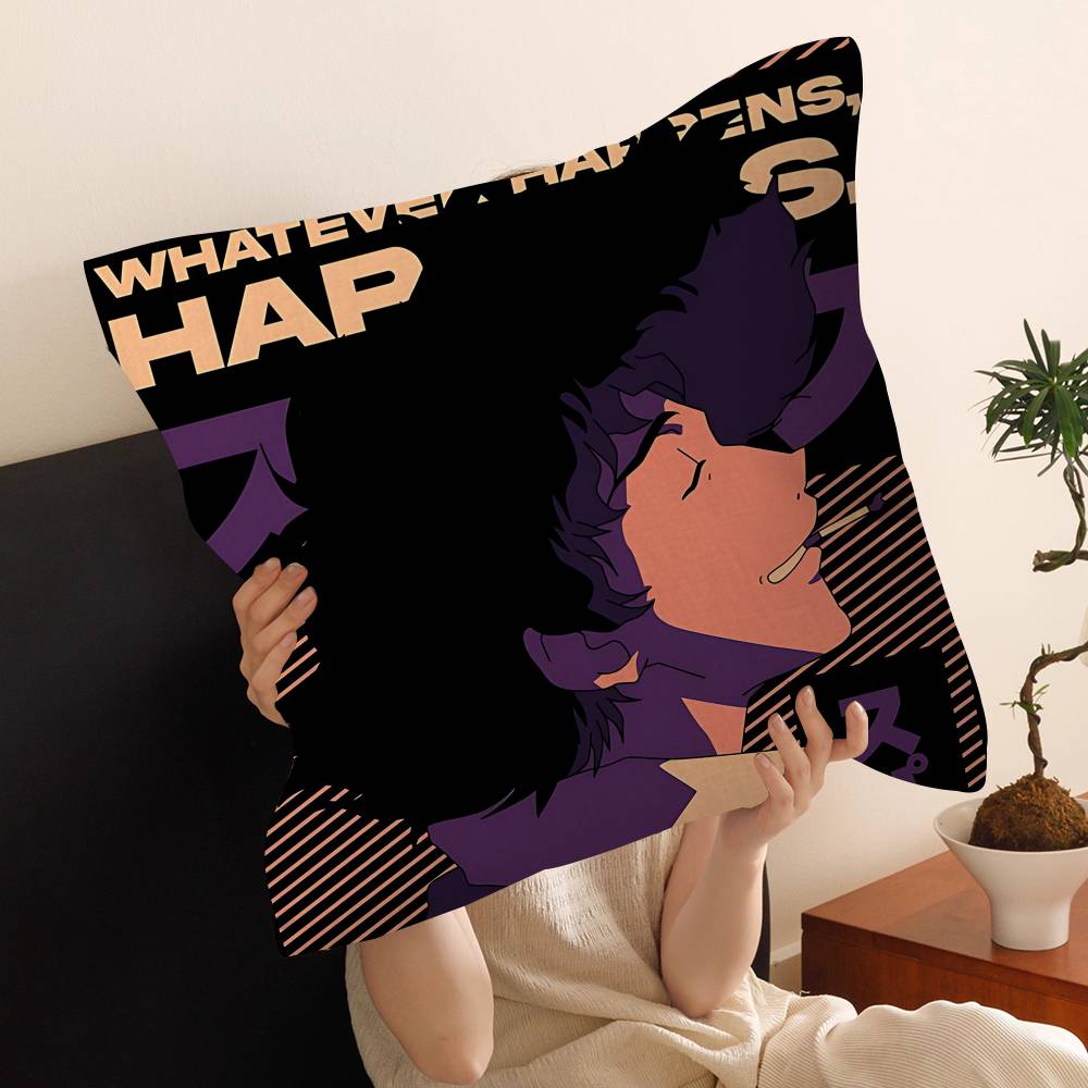 

Classic Popular Anime SStarboy SSpike SSpiegel Cushion Cover Pillowcase Upholstery Sofa Throw Pillow Home Decor Pillowcas 30x30cm
