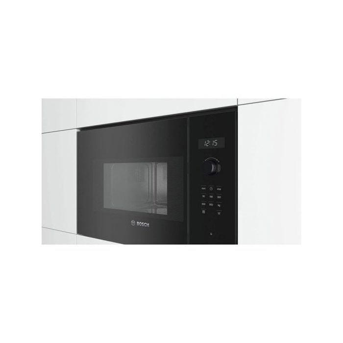 Bosch Serie | 6 BFL524MB0 Four Micro-ondes Monofonction Intégrable 20 Litres 800 Watt Noir Vulcano