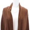 AMERI UNDRESSED Long sleeve Shawl collar long knit cardigan S Brown Women Used