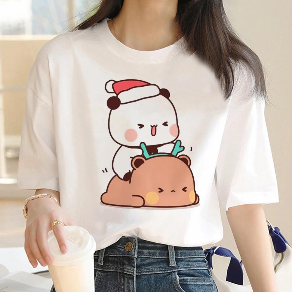 New Cute Bubu Dudu T Shirt Female Trendy Vintage White T Shirt Unisex Korean Clothes Hip Hop Streetwear Women 2000s Punk Tops