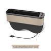 Car Seat Gap Organizer with Light & Charging Function