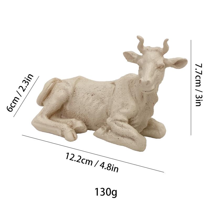 Simulated Human Figure Sculpture Christ Catholicism Shepherd Angel Resin Handicrafts Jesus Home Decoration Ornaments