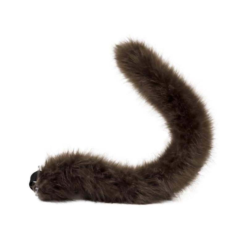 Animal Cosplay Costume Faux Furs Wolf Cats Foxes Fuzzy Tail Cats Ears Headbands Halloween Party Costume Accessories