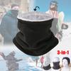 Winter Warm Mask Fleece Outdoor Warmer Windproof Scarf Neck Mask Hat 3-in-1 Camping Hiking Balaclava Cycling Motorcycle Mask
