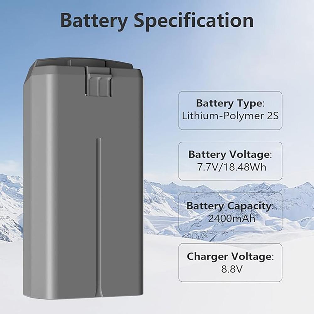 Intelligent Battery For MINI SE/2SE Spare Parts 7.7V 2400mAh Flight Batteries For Mini 2/4K Accessories