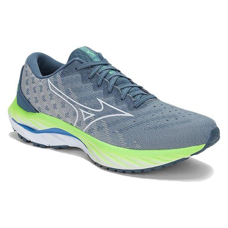 Mizuno Mesh Lace-Up Round Toe Flat Low-Top Casual Shoes Men Casual Shoes Gray J1GC2313