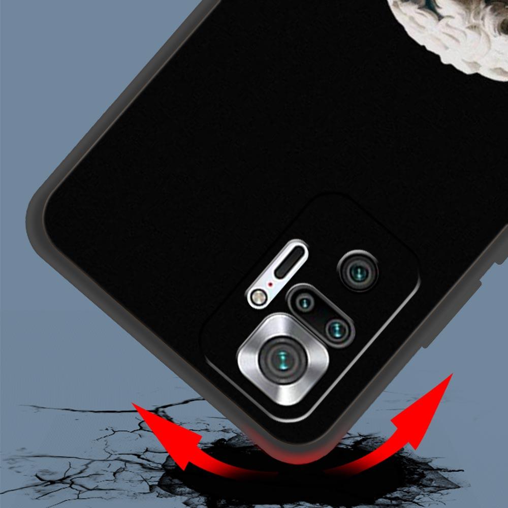 Cartoon Statue Abstract Art Phone Case Cover for Redmi 14C 10C Note 15 14 13 12 10 11 K40 Pro Plus 5G Soft TPU Shockproof Fundas