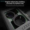 Center Console Cup Holder- Car Interior Organizer with Dual Drink Holders & Small Storage Compartment
