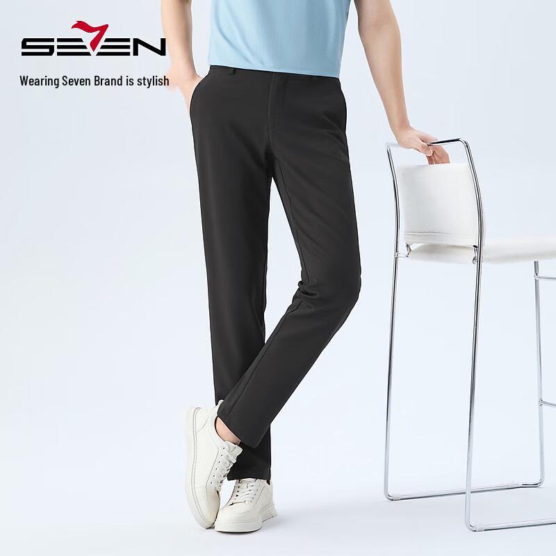 Septwolves Men s Slim Fit Quick-Dry Business Casual Trousers 31