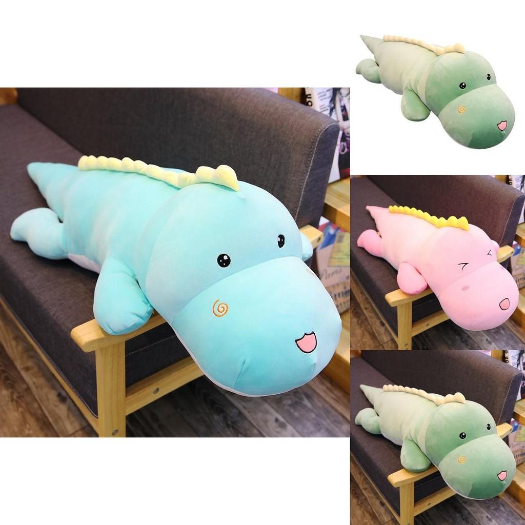 Adorable Dinosaur Stuffed Toy Plush Doll For Girls Comforting Home Decor Pillow