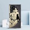 Black Cat Cartoon Cute Phone Case For Samsung Galaxy S24 S25 Edge S26 Ultra S22 S23 Plus S21 + S20 FE Soft TPU Back Cover Galaxy