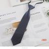 Children's Small Tie with Creative Fun Cartoon Polyester Short Lazy Knot Free Tie 6cm