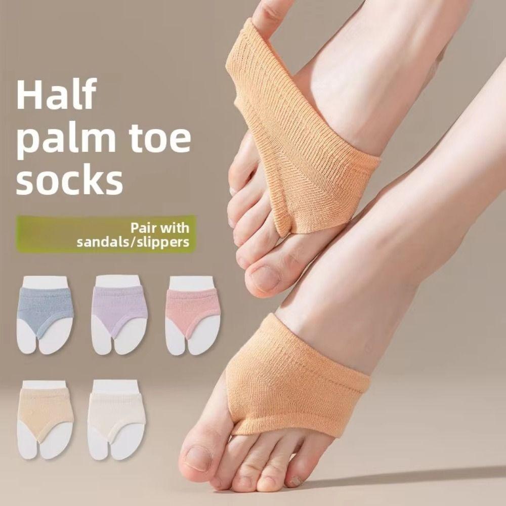 High Elasticity Flip-flop Toe Socks Breathable No Show Socks Toe Separator Socks Casual Wear