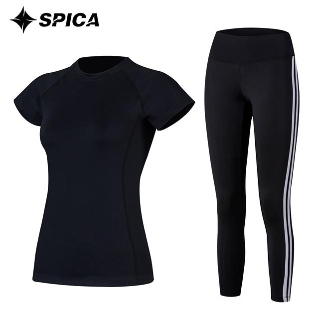 Seupika Yoga Set T-Shirt Yoga Leggings Spa529506