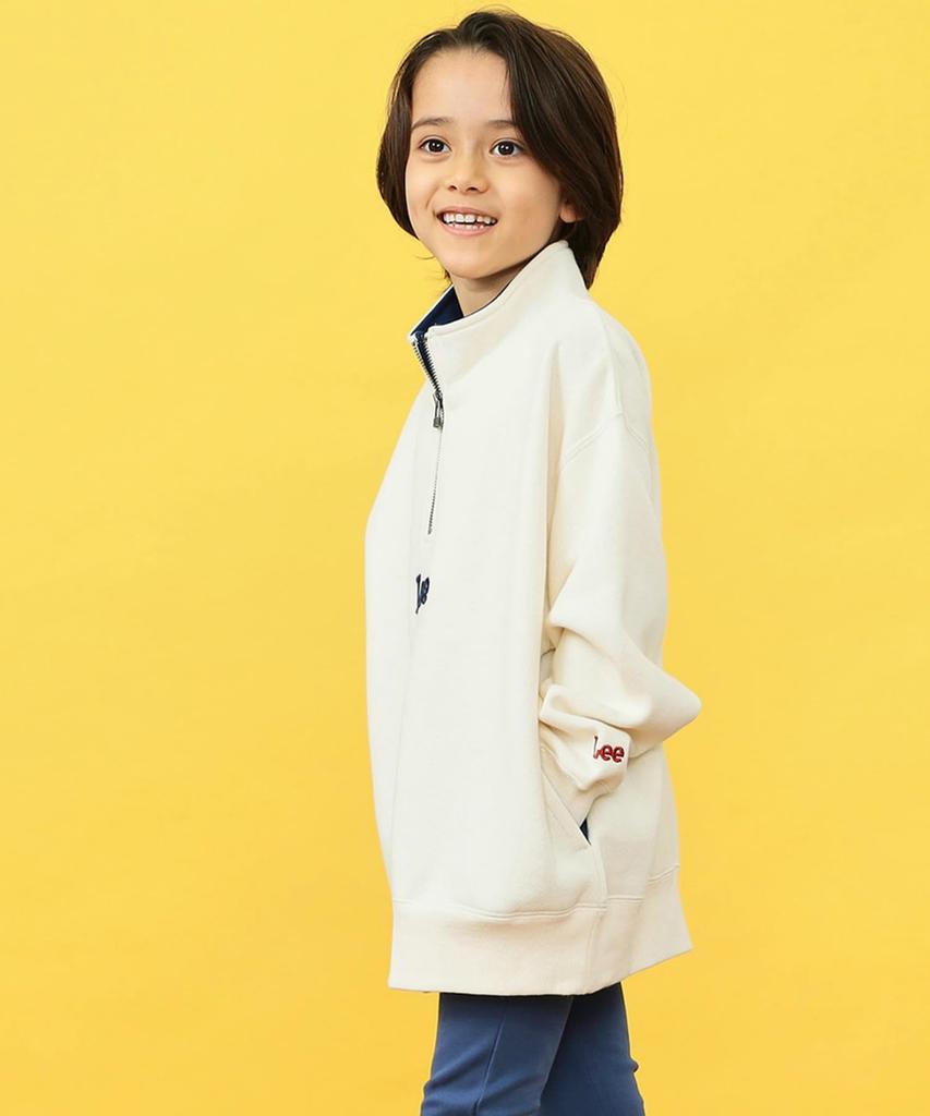Lee Sweatshirt i Storlekar Barn Halvdragkedja Off-White, 110cm-150cm