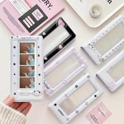 Star Photo Booth Frames - Photo Booth Album For 2X6 Inch Photo Strips Wedding Album 2 X 6 Bookmark Holder 18 Pages 36 Photos