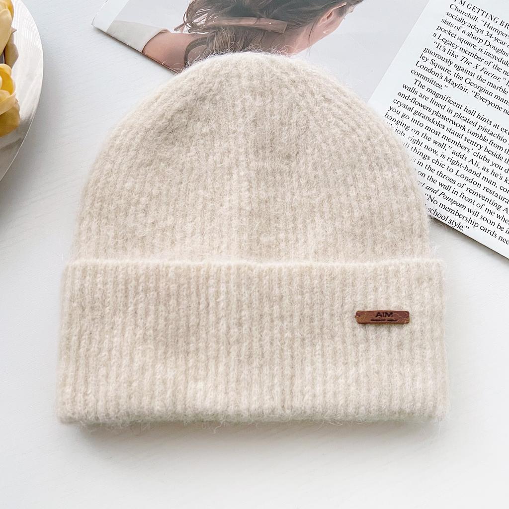 Solid Color Knitted Beanies Hat Winter Warm Women Wool Hat Multicolor Skullies Caps Soft Elastic Cap Sport Bonnet Gorro