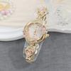 Orologio Bracciale da Donna con Strass Orologi Rotondi al Quarzo Orologio da Polso da Donna