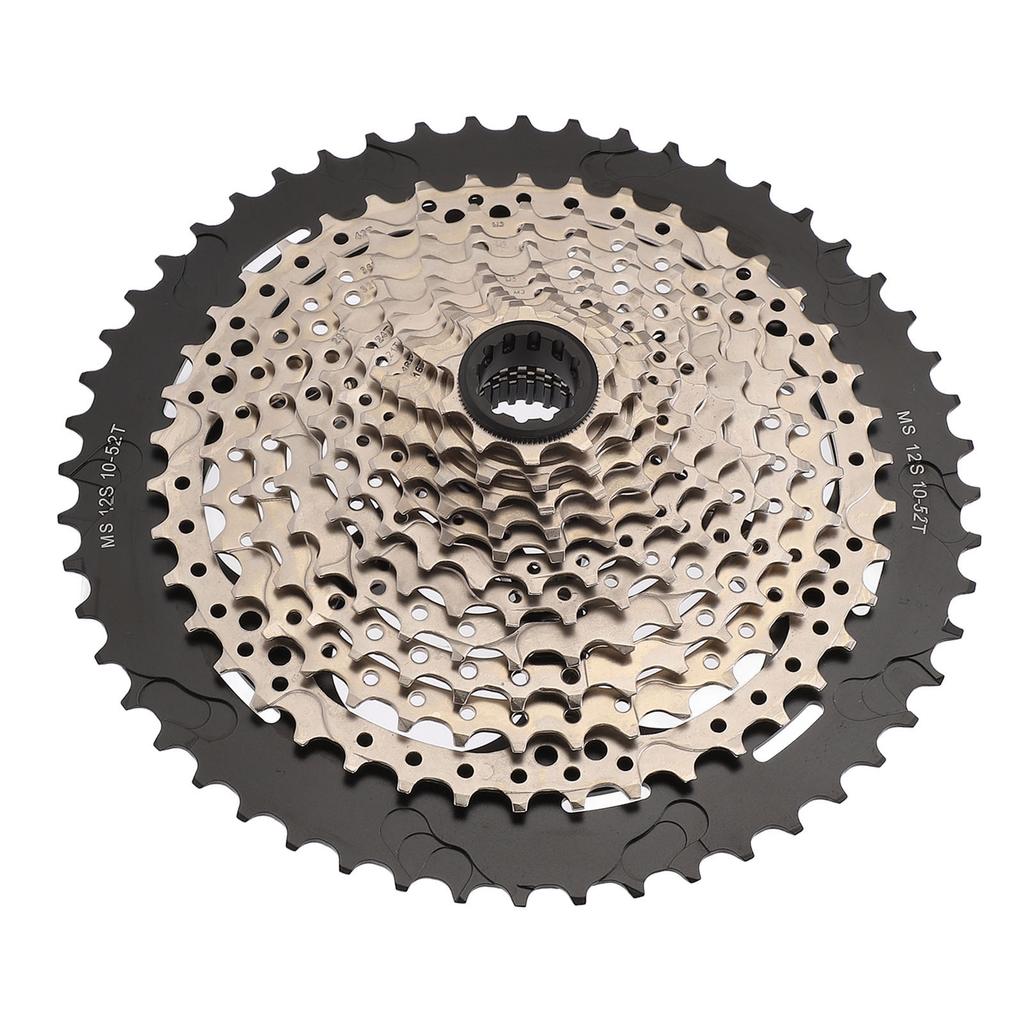 Mountain Bike Cassette Ultra Light Spline 12 Speed 10‑52T Cassette for M7100 M8100 XTR M9100
