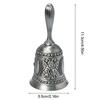 Hand Bell Metal Tone Ring Alarm Hand Hold Service Call Bell Desktop Bell Tea Dinner Bell Game Bell Christmas Bell