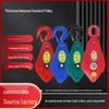 Multi-Spec Snatch Block Single Wheel Lifting Pulley (0.5t-10t) with Bearing and Hook