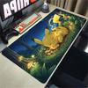 XXL Rubber Mouse Pad Large PC Computer Gaming Accessories Mousepad Pokemon Pikachu Extended Desk Mat Locking Edge Gamer Carpet