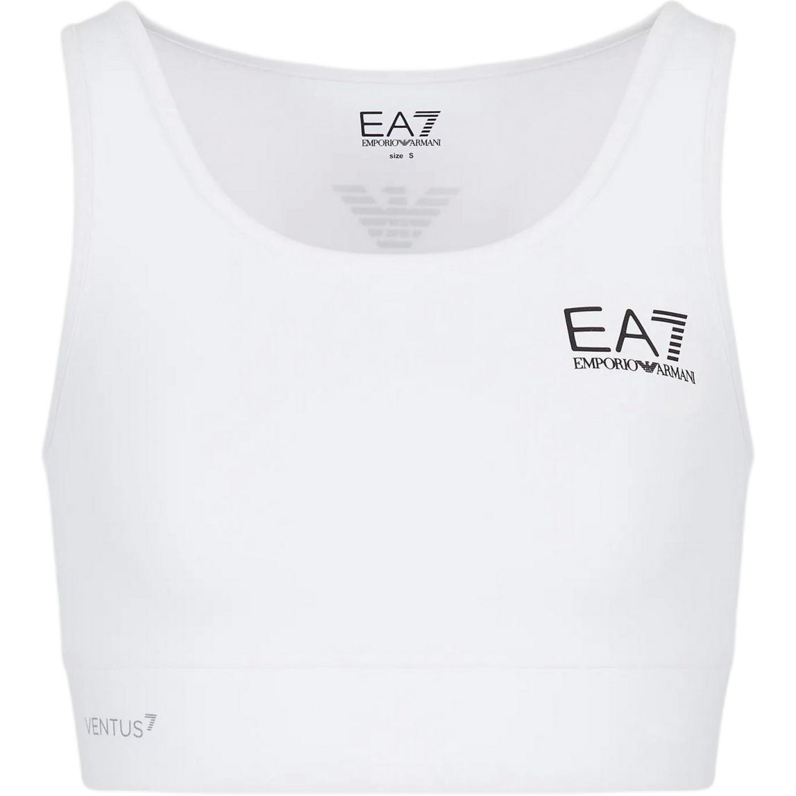 Emporio Armani EA7 SS23 Logo Print Sports Underwear Women underwear White 8NTH55-TJGBZ-1100 XS