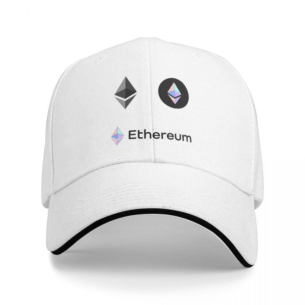 Ethereum Cryptocurrency Baseball Caps Snapback Baseball Hats Breathable Casual Casquette Outdoor Unisex