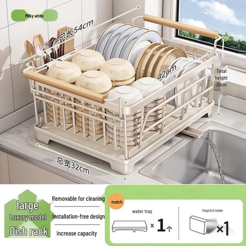 Dish Drying Rack with Chopstick Holder