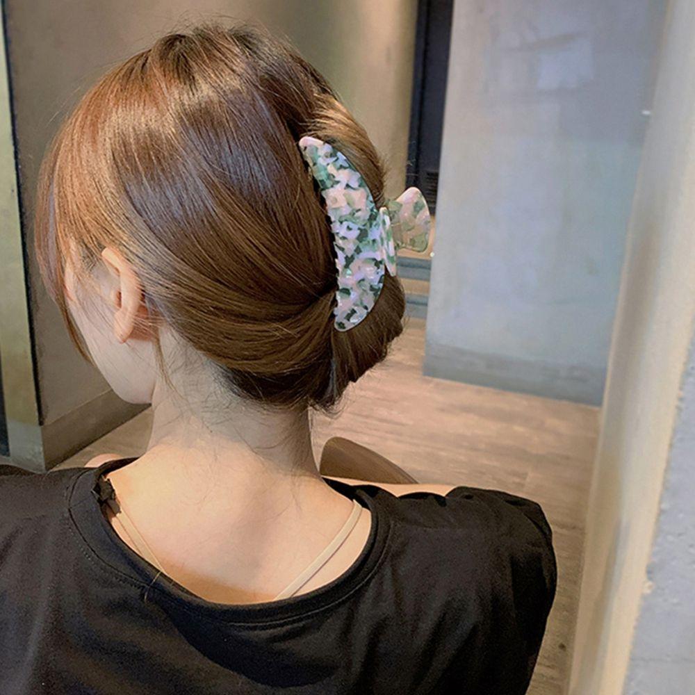 Flower Hair Clip Korean Style Headwear Acetate Hair Clip Plastic Hair Claw Female Hair Accessories