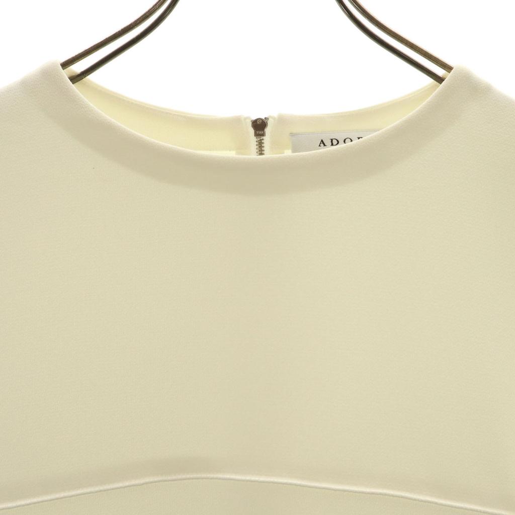 Adore Made In Japan Long Sleeve Knee-length Dress 36 White Women Used