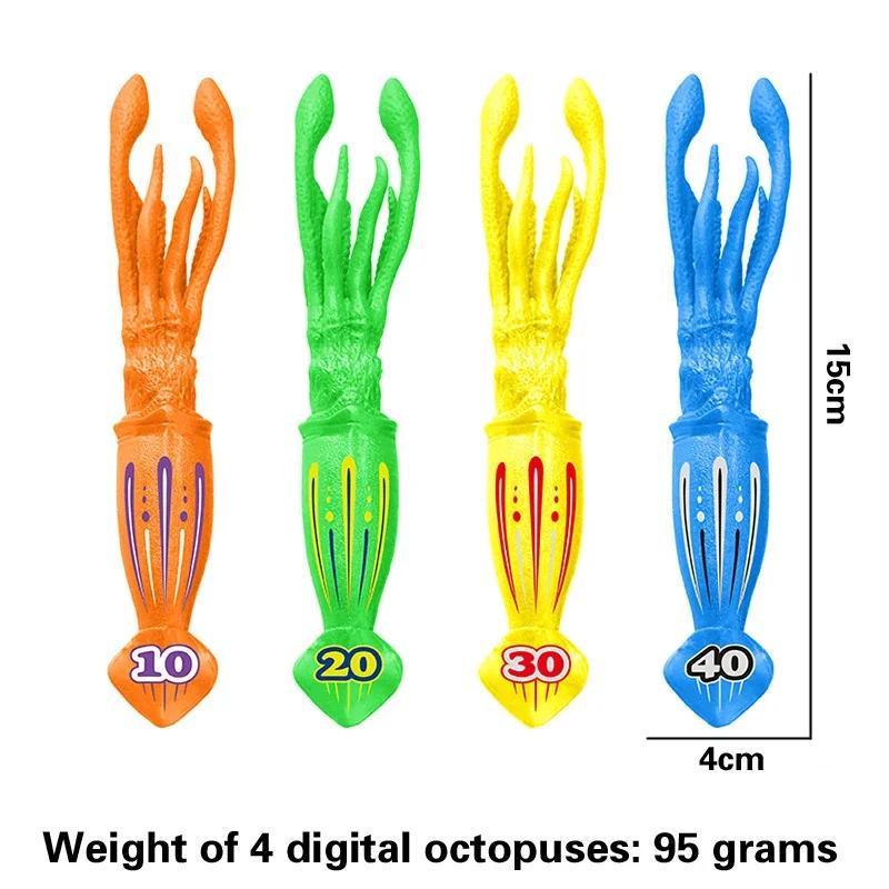 Children'S Swimming Diving Toys Fish Dolphin Buoy Pool Submerged Diving Water Rings Diamond Water Circle Game Suit Can Be Reused