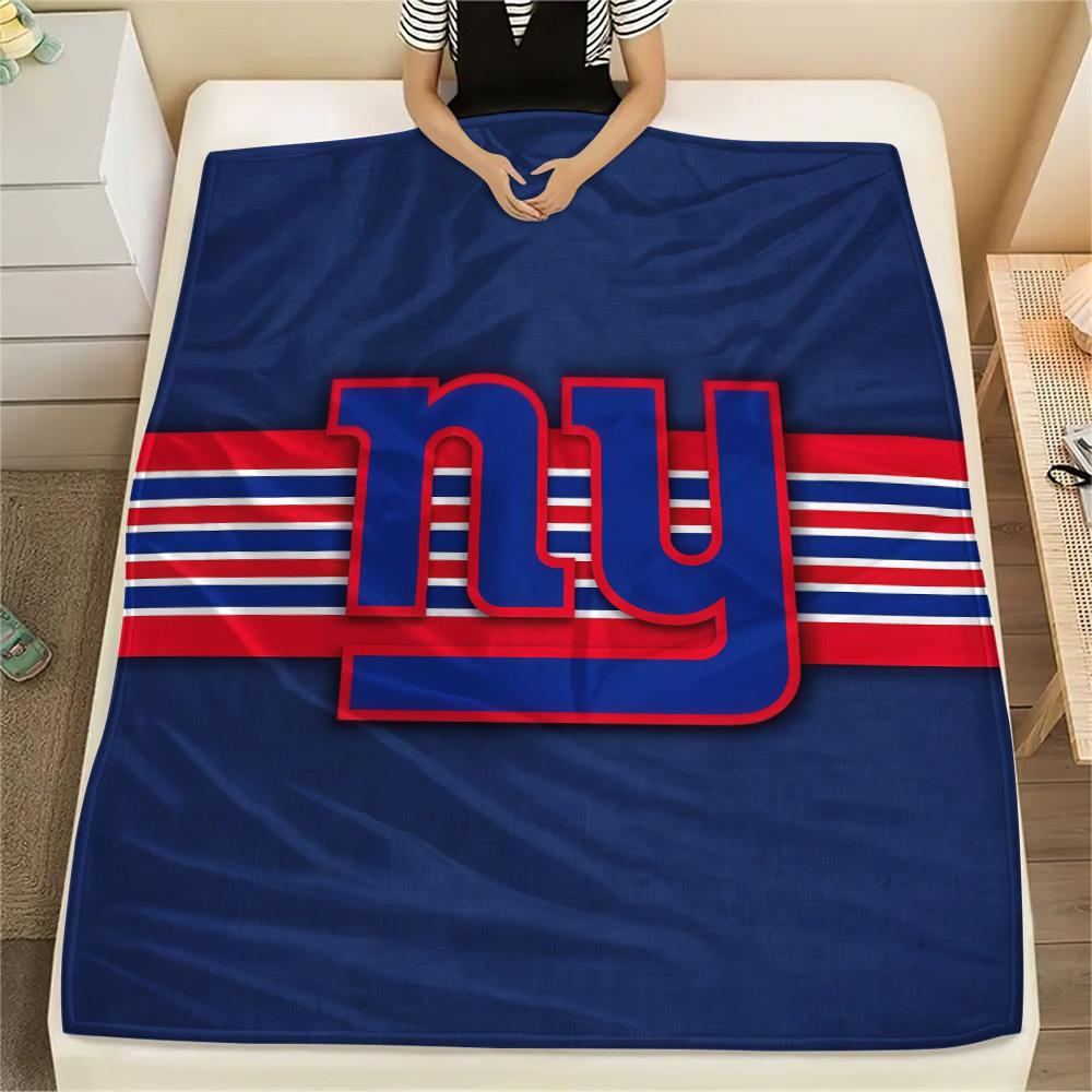 New York Giants Flannel Blanket, High Quality Comfortable for All Seasons, Home Decor, Warmth and Comfort