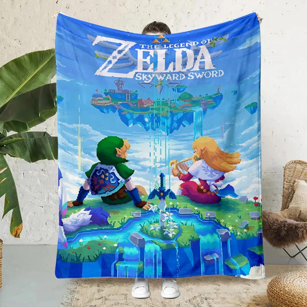 Hot Game Z-ZeldaPrinted Blanket Picnic Blankets Warm Blanket Soft and Comfortable Blanket Home Travel Birthday Gift