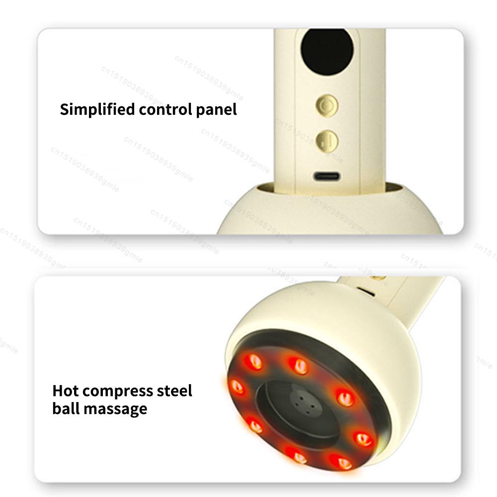 Electric Guasha Scraping Massage Cupping Body Massager Vacuum Cans Suction Cup Heating Fat Burner Anti-cellulite Massager