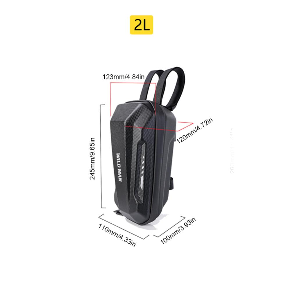 1-5L Electric Scooter Front Bag for Xiaomi M365 PRO 2 Hard Shell Bags Waterproof Handlebar Hanging Bag Storage for Kugoo M4