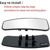 Left Driver Side Heated Lower Mirror Glass Replacement For 2015- Ford F150 2017- Ford F250 F350 - Towing Mirror Convex Side Mirror Glass With Rear