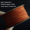 Multi-Color Hand-Twisted Cotton Rope for Beading and DIY Projects